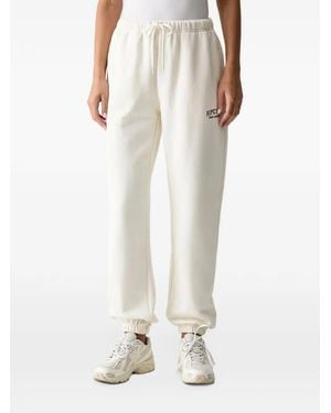 Rip Curl Varisity Logo-Print Drawstring Track Trousers - White