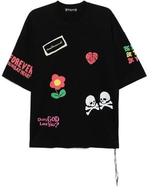 Mastermind Japan グラフィック Tシャツ - ブラック