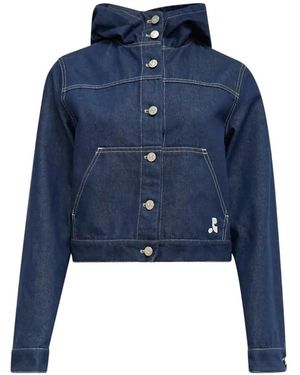 Rest&Recreation Hooded Denim Jacket - Blue