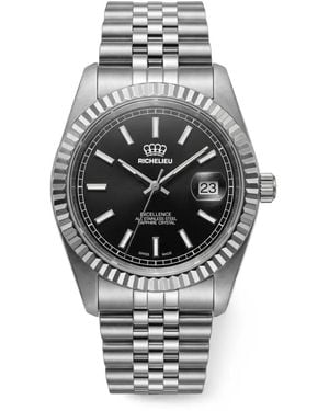 Richelieu Swiss Excellence Date 41Mm Watch - Grey