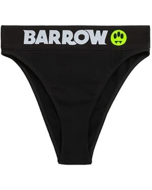 Barrow Drie Hoog Uitgesneden Slips Met Logoprint - Zwart