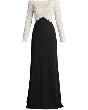 Tadashi Shoji Pintuck Lace Inset Cocktail Dress in Blue | Lyst