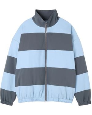 Sunnei Striped Zip Jacket - Blue