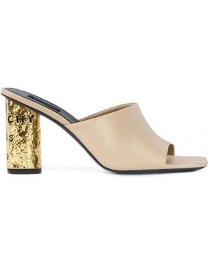 Givenchy Tape Heeled Mules - Natural