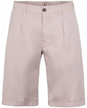 Moorer Pleated Bermuda Shorts - Pink