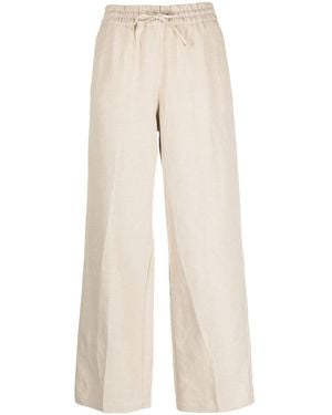 A.P.C. Drawstring Straight-Leg Trousers - Natural