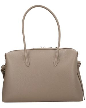 Yuzefi Large Brioche Duffle Shoulder Bag - Natural