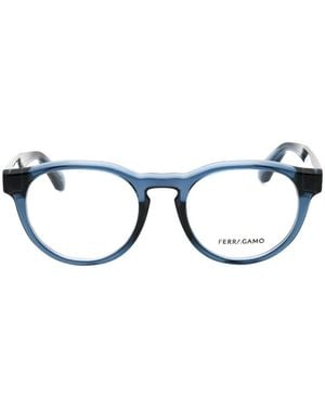 Ferragamo Occhiali Tondi - Nero