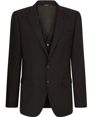 Dolce & Gabbana Completo Tre Pezzi Slim - Blu