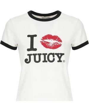 Juicy Couture I Kissed Juicy T-Shirt - White