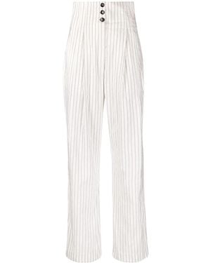 Philosophy Di Lorenzo Serafini Pinstripe-Print Trousers - White