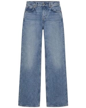 Reformation Jeans Cary A Gamba Ampia - Blu