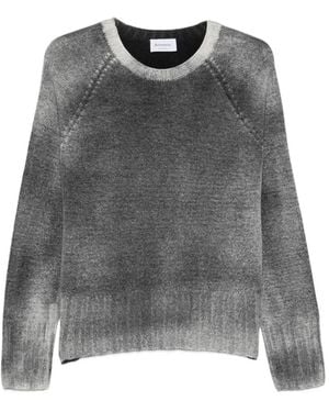 AROVESCIO Gradient-Effect Long-Sleeve Jumper - Grey