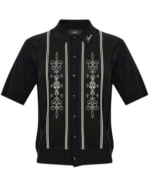 Amiri Bestickter Cardigan - Schwarz