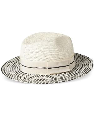 Eres Candice Hut Mit Webmuster - Weiß