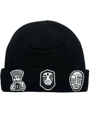 Haculla Nyc Embroidered Beanie Hat - Black