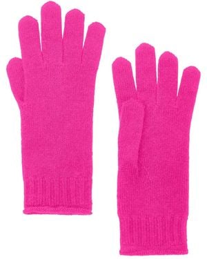 Chinti & Parker Knitted Gloves - Pink
