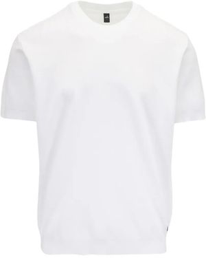 Wahts Piqué-Weave Crew-Neck T-Shirt - White