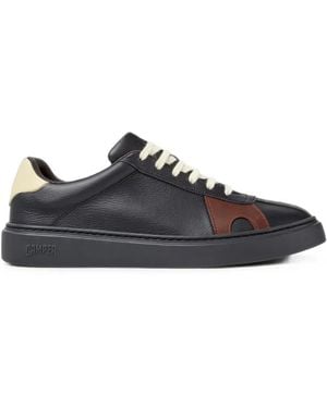 Camper Runner Twentyfive Twins Leather Sneakers - Black