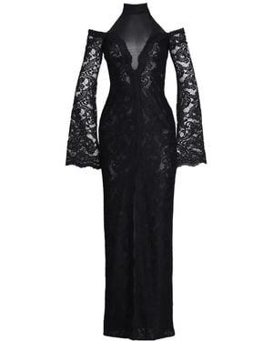 Axel 113 Raven Lace Gown - Black