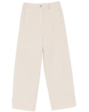 Panicale Buttoned Jeans - White