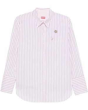 KENZO Striped Shirt - White