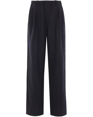 Brunello Cucinelli Pleat-Detail Wool Pants - Blue