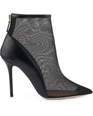 Malone Souliers Bottines À Empiècements En Mesh - Black