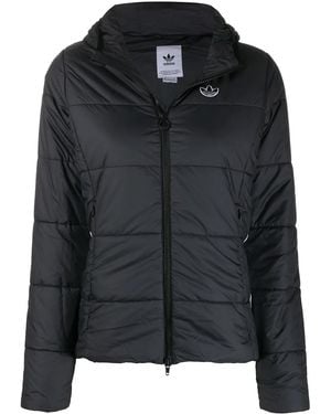 adidas Slim Logo Jacket - Black