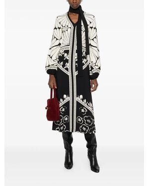 Raquel Diniz Floral Print Dress - White