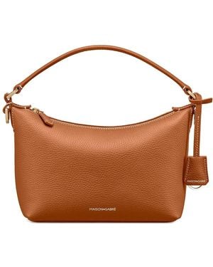 Maison De Sabre Small Leather Soft Hobo - Marron