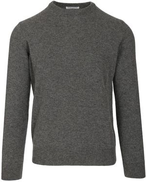 Al Duca d'Aosta Cashmere Crew-Neck Sweatshirt - Grey