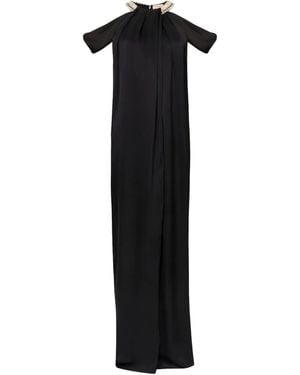 Temperley London Adalina Embellished Halter-neck Maxi Dress - ブラック