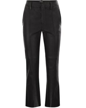Brunello Cucinelli Square Cigarette Broek - Zwart