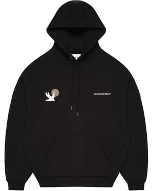 MKI Miyuki-Zoku Logo-Print Hoodie - Black