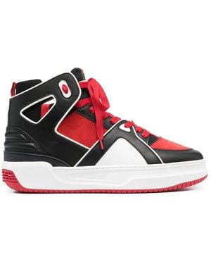 Just Don Basketball Courtside High-Top Trainers - Red