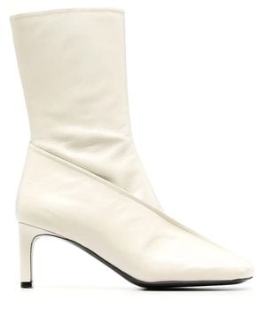Jil Sander Boots Cream - White
