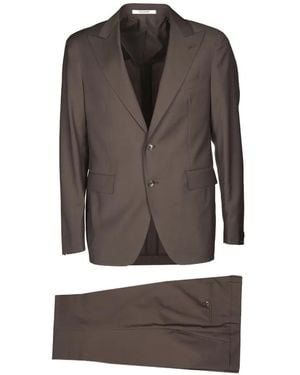 Tagliatore Button Suit - Gray