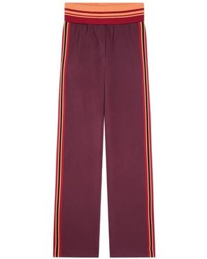 Dries Van Noten Jersey Track Pants - Purple