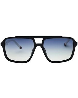 Fila Geometric-Frame Sunglasses - Blue