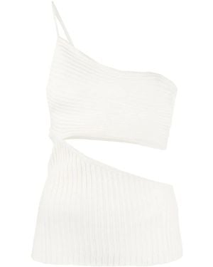 ANDREADAMO Asymmetrische Top - Wit