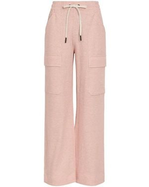 Moncler Drawstring Cargo Pants - Pink