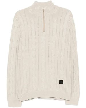 Paul Smith Cable-Knit Jumper - Natural