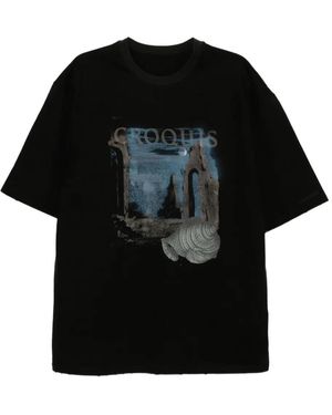 CROQUIS グラフィック Tシャツ - ブラック