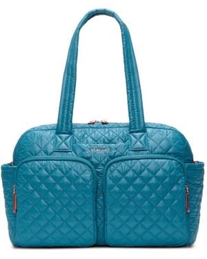 MZ Wallace Nik Ii Quilted Luggage - Blue