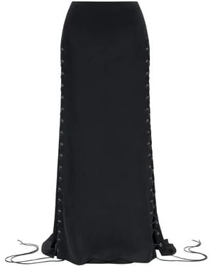 Ann Demeulemeester Mel Maxi-Rok - Zwart