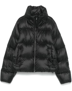 adidas Recycled Quilted Down Funnel-Neck Jacket - Black