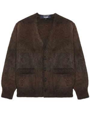 Comme des Garçons Gebürsteter Cardigan Aus Mohairgemisch - Braun