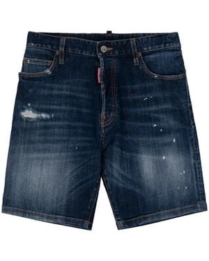 DSquared² Medium Easy Spots Marine Shorts - Blue