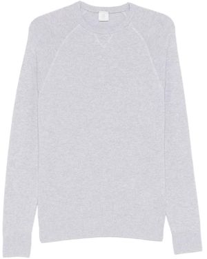 Eleventy Round Neck Jumper - White